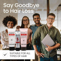 Histemo Scalp Care & Hair Loss Prevention Kit w Scalp Detox Cleanser, Shampoo, Conditioner (90ml shampoo + 90ml Nutritioner + one of 30ml cleanser)