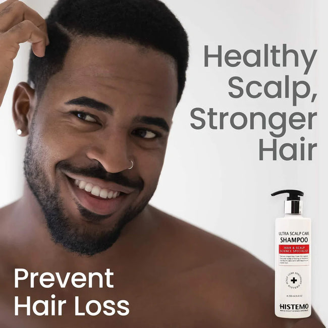 Histemo Hair Loss Prevention & Scalp Care Kit, Scalp Cleanser, Shampoo, Conditioner & Scalp Tonic, DHT Blocking Hair Restoration Treatment